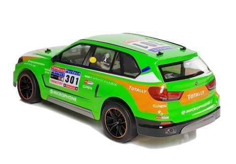 Auto Zdalnie Sterowane 1:10 2.4G Zielone LEAN Toys