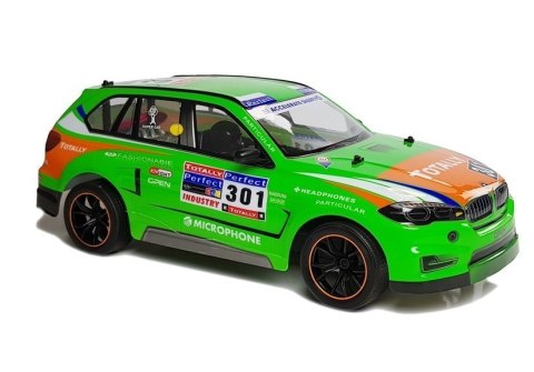 Auto Zdalnie Sterowane 1:10 2.4G Zielone LEAN Toys