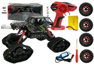 Auto Zdalnie Sterowane Terenowe R/C Zielony 4x4 LEAN Toys