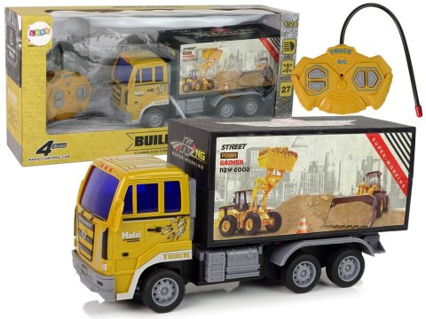 Ciężarówka Budowlana Zdalnie Sterowana 1:24 Żółta LEAN Toys