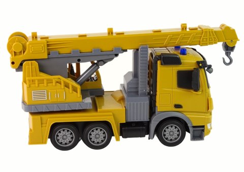 Dźwig Pojazd Budowlany 2.4G R/C Żółta 1:12 LEAN Toys