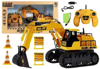 Koparka Zdalnie Sterowana R/C 1:22 Na Baterie LEAN Toys