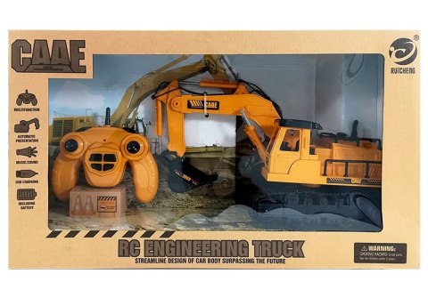 Koparka Zdalnie Sterowana R/C 1:22 Na Baterie LEAN Toys