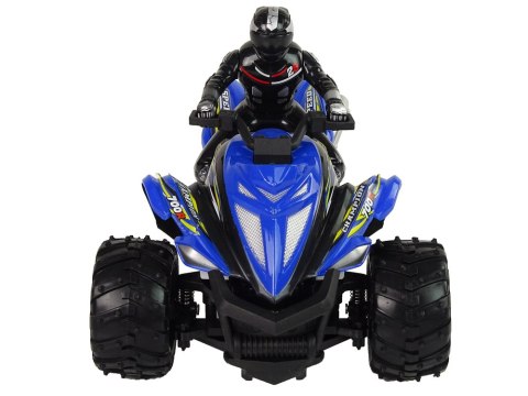 Quad Rock Crawler Trójkołowy Zdalnie Sterowany 1:12 2,4G Niebieski LEAN Toys