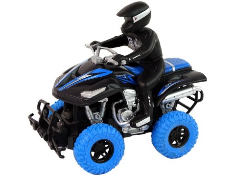 Quad Zdalnie Sterowany Niebieski 27 Mhz 1:18 Na Baterie LEAN Toys