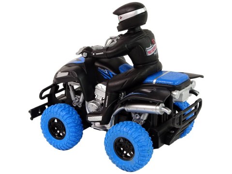 Quad Zdalnie Sterowany Niebieski 27 Mhz 1:18 Na Baterie LEAN Toys