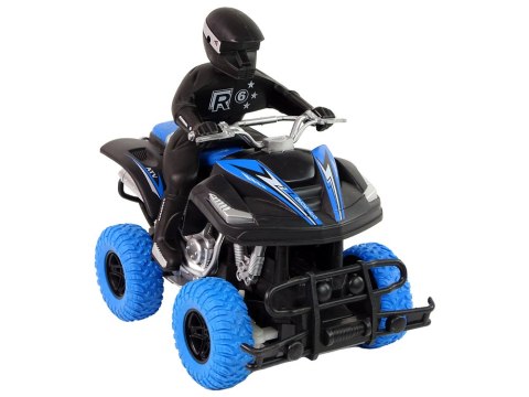 Quad Zdalnie Sterowany Niebieski 27 Mhz 1:18 Na Baterie LEAN Toys