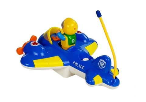 Samolot z Pilotem Zdalnie sterowany kierownicą LEAN Toys