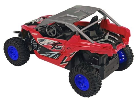 Terenowe Auto Cross Country Zdalnie Sterowane Pilot 27 MHz Czerwone LEAN Toys