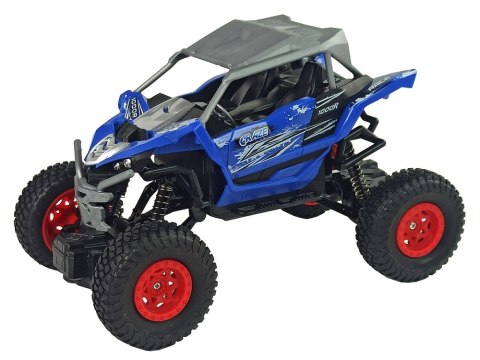 Terenowe Auto Off- Road Zdalnie Sterowane 2,4 GHz 1:16 Niebieskie LEAN Toys