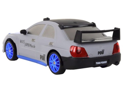 Autko Sportowe Zdalnie Sterowane R/C 1:24 Szare Wymienne Koła LEAN Toys