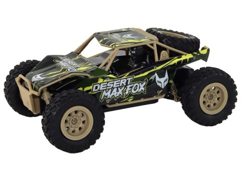 Autko Terenowe Zdalnie Sterowane R/C 1:24 Brązowo-Zielone LEAN Toys