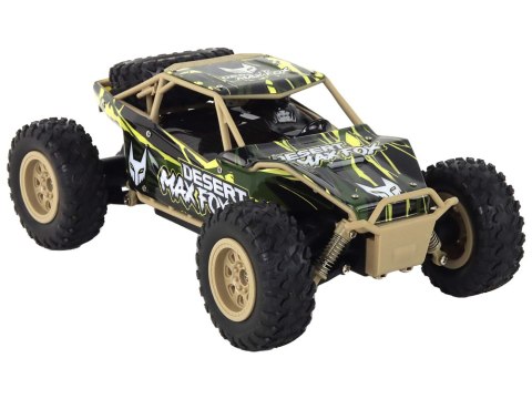 Autko Terenowe Zdalnie Sterowane R/C 1:24 Brązowo-Zielone LEAN Toys