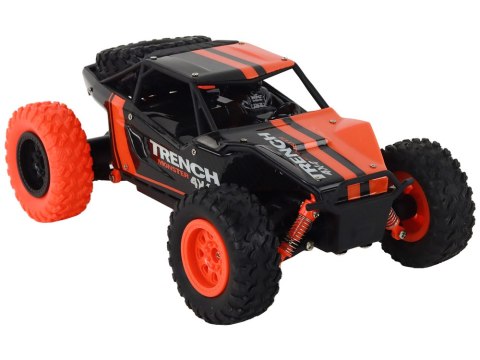 Autko Terenowe Zdalnie Sterowane R/C 1:24 Pomarańczowe LEAN Toys