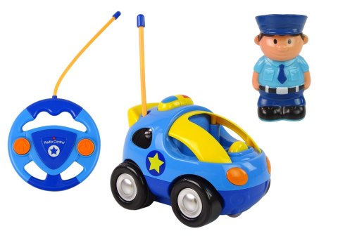 Auto Dla Malucha Policja Zdalnie Sterowane R/C Światło Dźwięk LEAN Toys