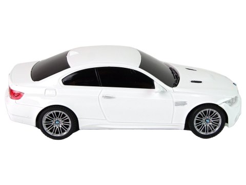 Auto R/C BMW M3 Pilot Światła 1:28 Białe LEAN Toys