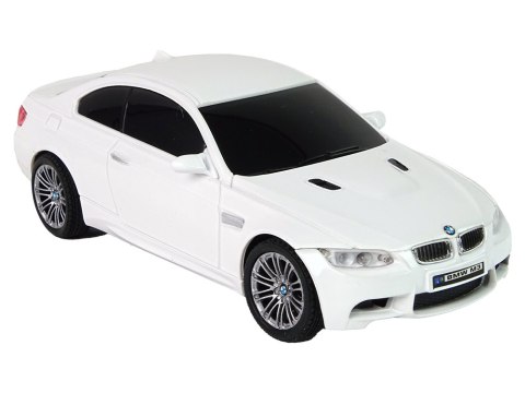 Auto R/C BMW M3 Pilot Światła 1:28 Białe LEAN Toys