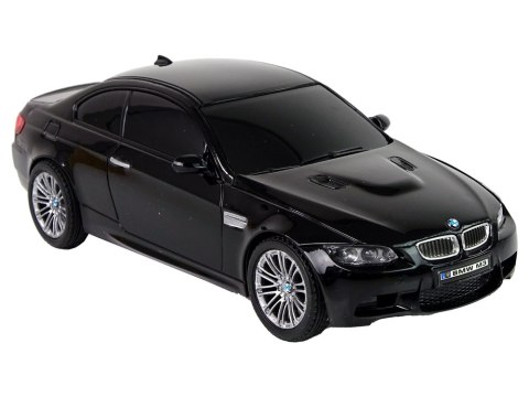 Auto R/C BMW M3 Pilot Światła 1:28 Czarne LEAN Toys