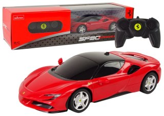 Auto R/C Ferrari SF90 Rastar 1:24 Czerwone Pilot Rastar