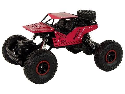 Auto RC Zdalnie Sterowane 1:16 Czarne Czerwone LEAN Toys