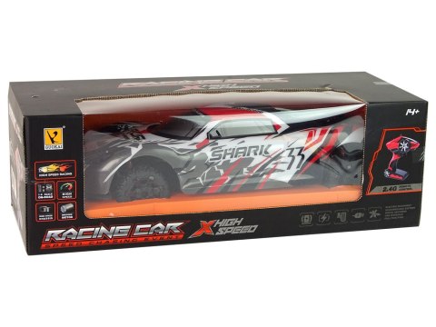 Auto Sportowe R/C 1:8 Szary Biały LEAN Toys