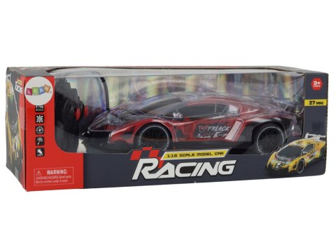 Auto Sportowe Zdalnie Sterowane RC Skala 1:16 Światła Czerwone LEAN Toys