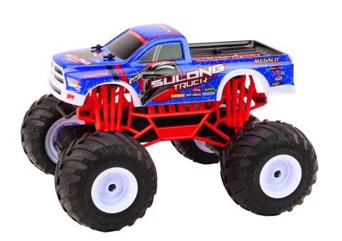 Auto Terenowe Zdalnie Sterowane 2.4G RC 1:12 Truck Niebieski LEAN Toys