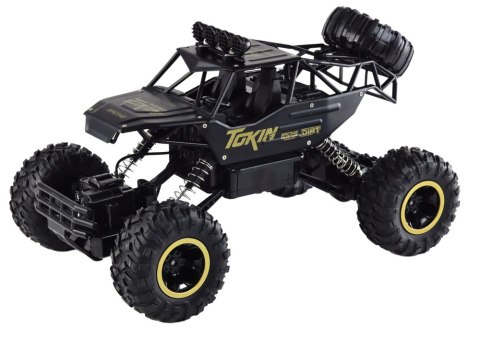 Auto Terenowe Zdalnie Sterowane RC 1:12 Czarne 4x4 2.4GHz LEAN Toys