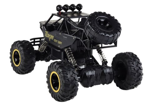 Auto Terenowe Zdalnie Sterowane RC 1:12 Czarne 4x4 2.4GHz LEAN Toys