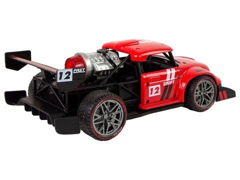 Auto Zdalnie Sterowane Sportowe R/C 1:16 Czerwone Para Wodna LEAN Toys