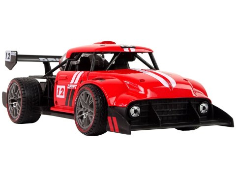 Auto Zdalnie Sterowane Sportowe R/C 1:16 Czerwone Para Wodna LEAN Toys