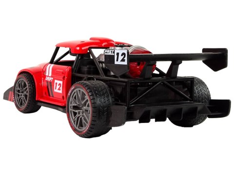 Auto Zdalnie Sterowane Sportowe R/C 1:16 Czerwone Para Wodna LEAN Toys