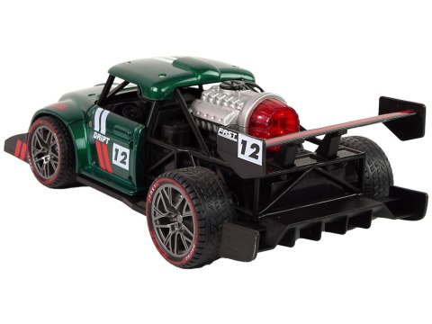 Auto Zdalnie Sterowane Sportowe R/C 1:16 Zielone Para Wodna LEAN Toys