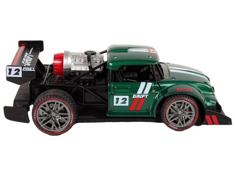 Auto Zdalnie Sterowane Sportowe R/C 1:16 Zielone Para Wodna LEAN Toys