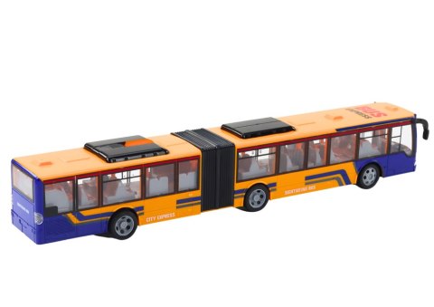 Autobus Miejski Przegubowy Zdalnie Sterowany RC Pomarańczowy LEAN Toys