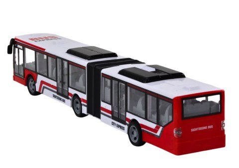 Autobus Miejski Zdalnie Sterowany RC Czerwono-Biały LEAN Toys