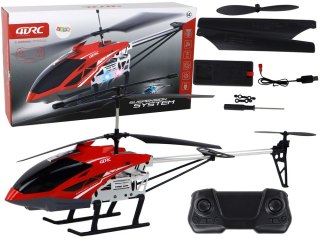 Helikopter RC Śmigłowiec Zdalnie Sterowany Na Pilot 70 cm Czerwony LEAN Toys