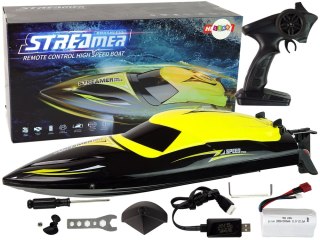 Motorówka R/C 2,4G Żółta 35 KM/H LEAN Toys