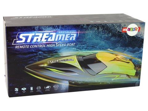 Motorówka R/C 2,4G Żółta 35 KM/H LEAN Toys