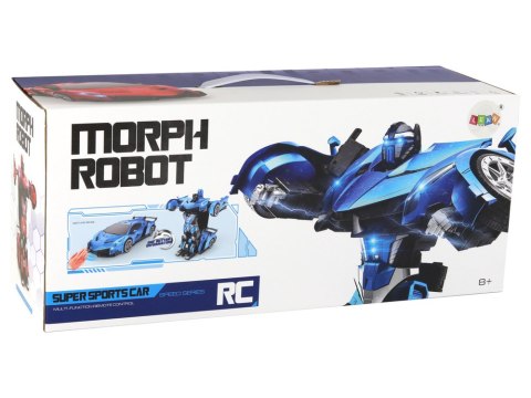 Samochód- Robot Transformacja R/C 1:10 Czerwony Sterowanie Gestami LEAN Toys