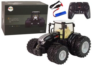 Traktor Zdalnie Sterowany R/C Czarny 2,4G Metal LEAN Toys