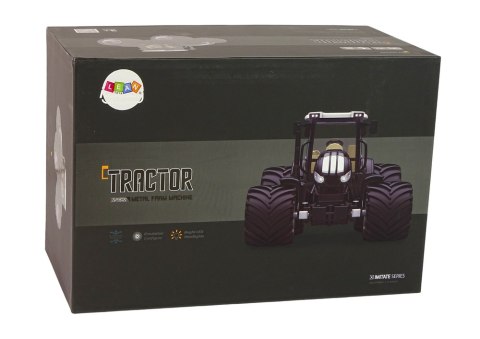 Traktor Zdalnie Sterowany R/C Czarny 2,4G Metal LEAN Toys