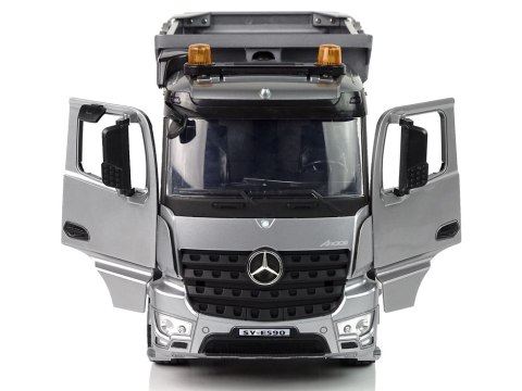 Wywrotka Metalowa Mercedes Arocs Ciężarówka R/C Aplikacja E590-003 Double E