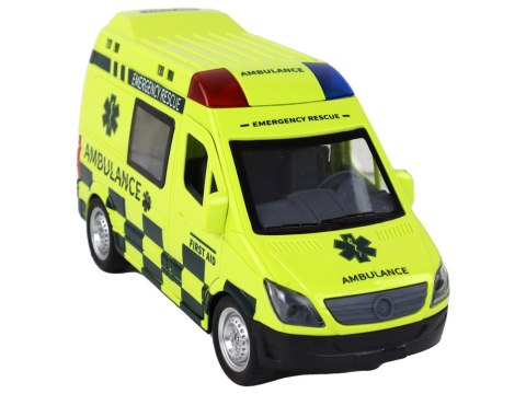 Zdalnie Sterowany Żółty Ambulans Ze Światłami LEAN Toys