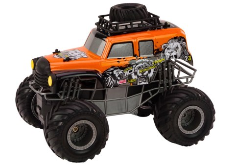 Autko Zdalnie Sterowane RC Terenowe 1:16 Pomarańczowy LEAN Toys