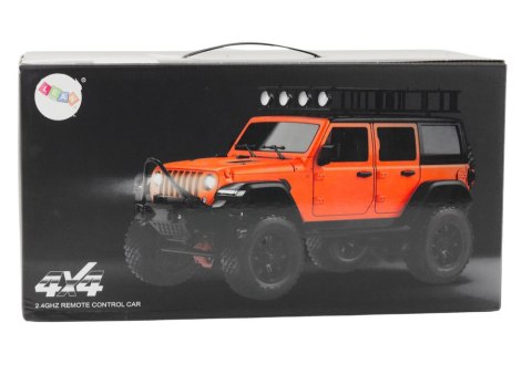 Auto Terenowe Zdalnie Sterowane RC 2.4G Napęd 4x4 Czarny LEAN Toys