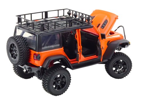 Auto Terenowe Zdalnie Sterowane RC 2.4G Napęd 4x4 Pomarańczowy LEAN Toys