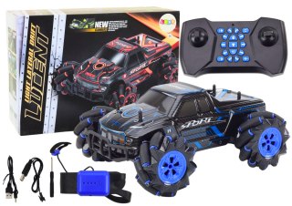 Auto Terenowe Zdalnie Sterowane RC Drift Jazda na Skos Niebieski LEAN Toys