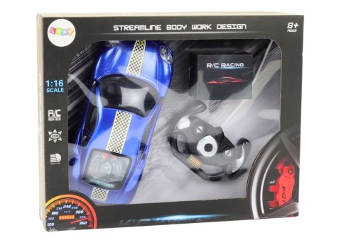 Auto Zdalnie Sterowane RC 1:16 Światła Niebieski LEAN Toys