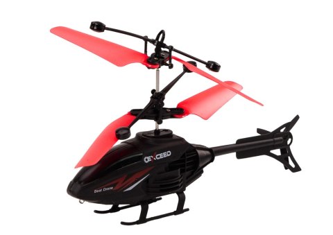 Helikopter Zdalnie Sterowany RC Żyroskop Czerwony LEAN Toys